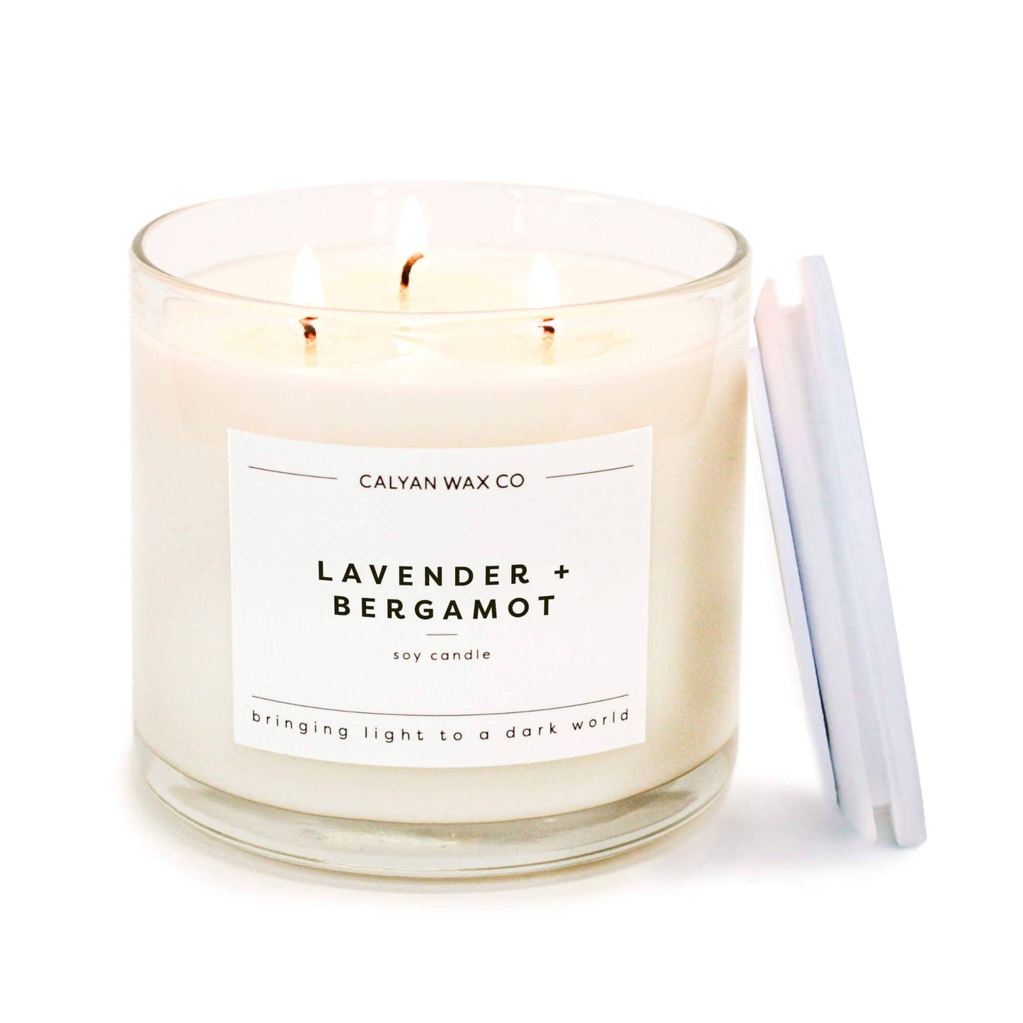 Lavender + Bergamot - 3 Wick Candle