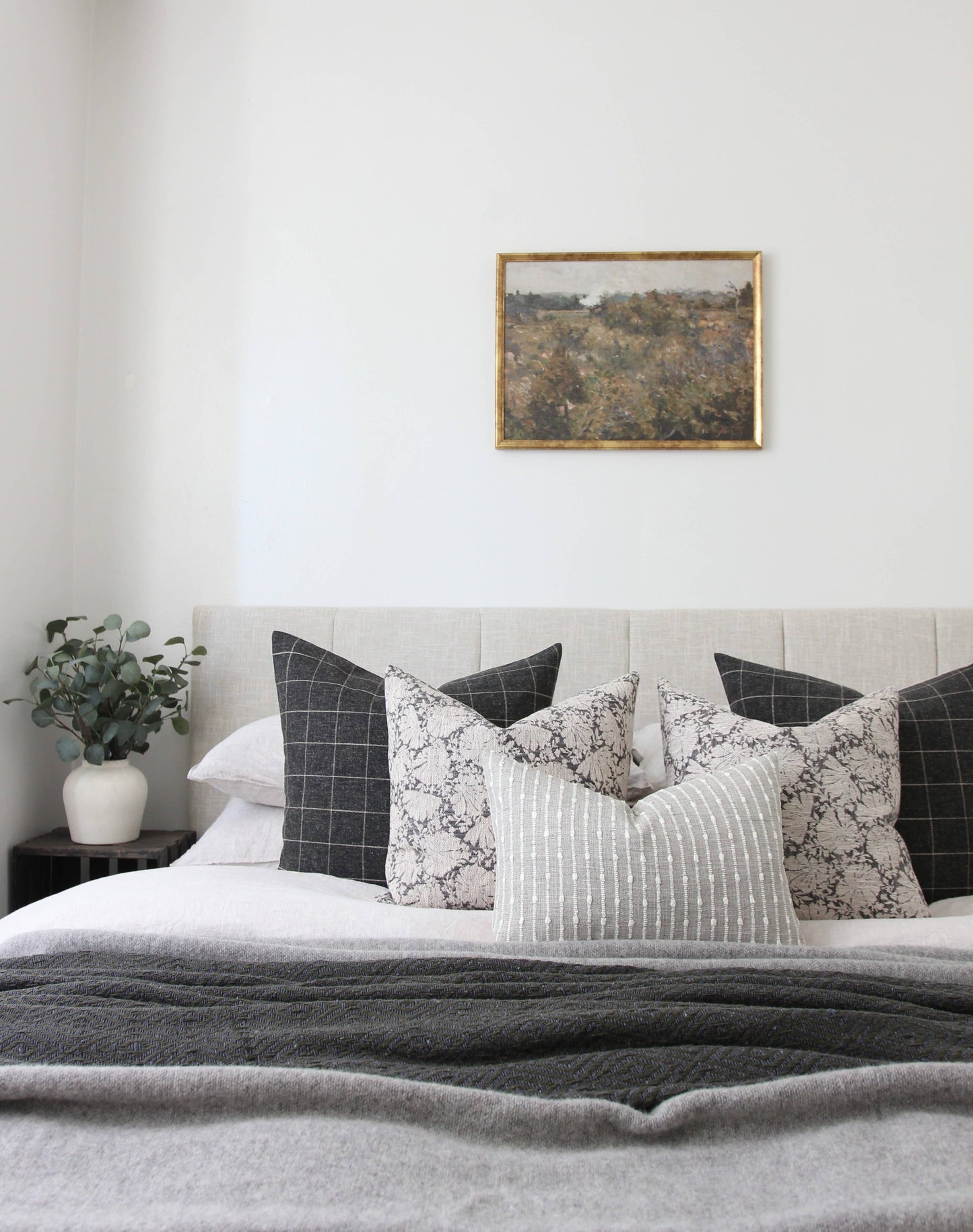 Floral Lumbar Pillow 14x24