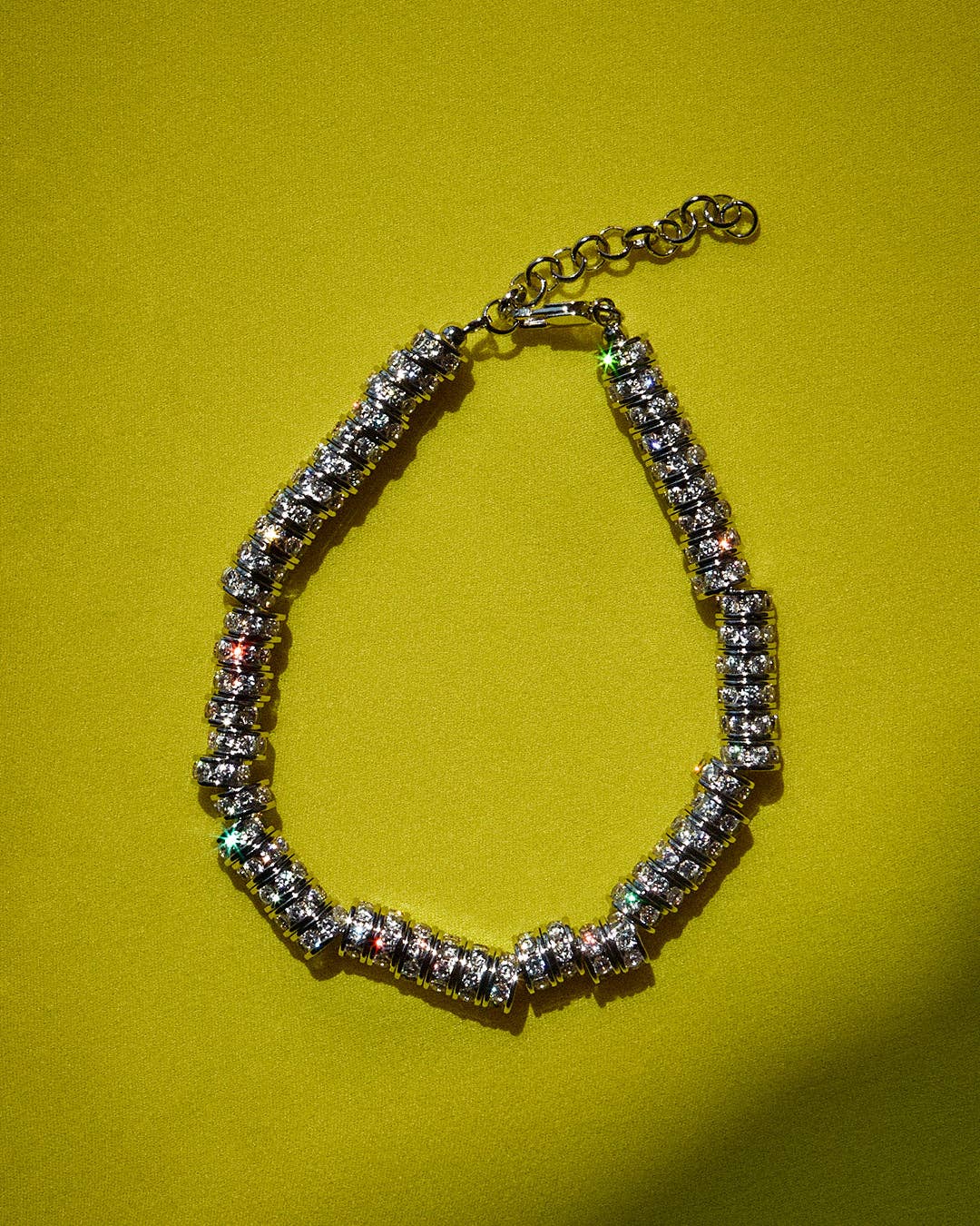 The Rio Rhinestone Anklet- Gold