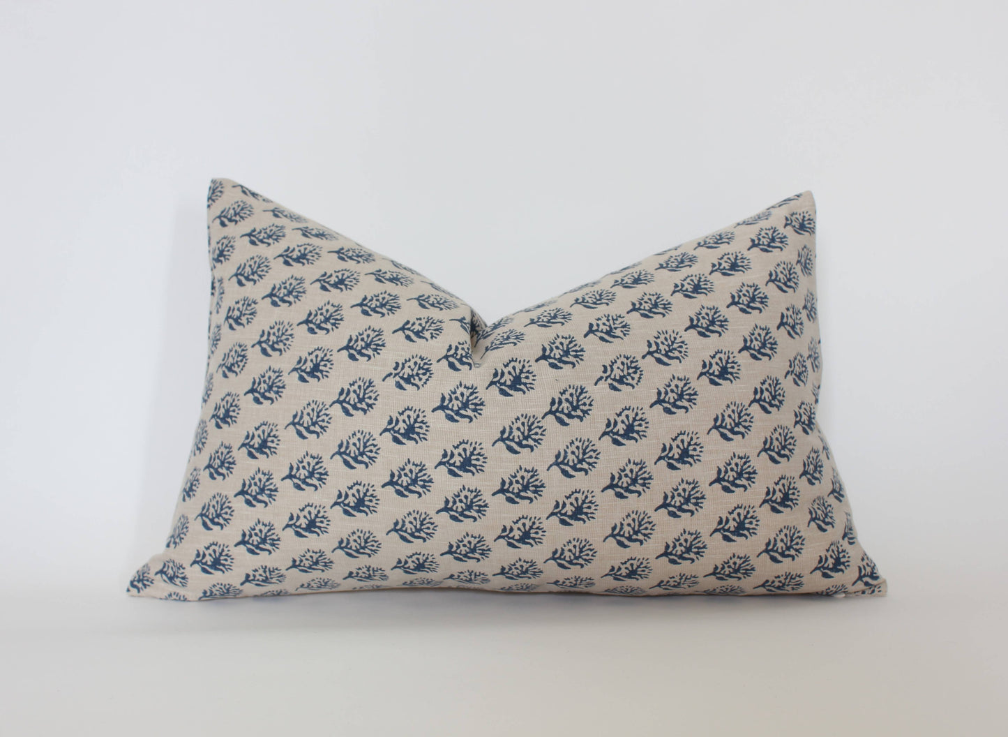 Indigo Floral Pillow