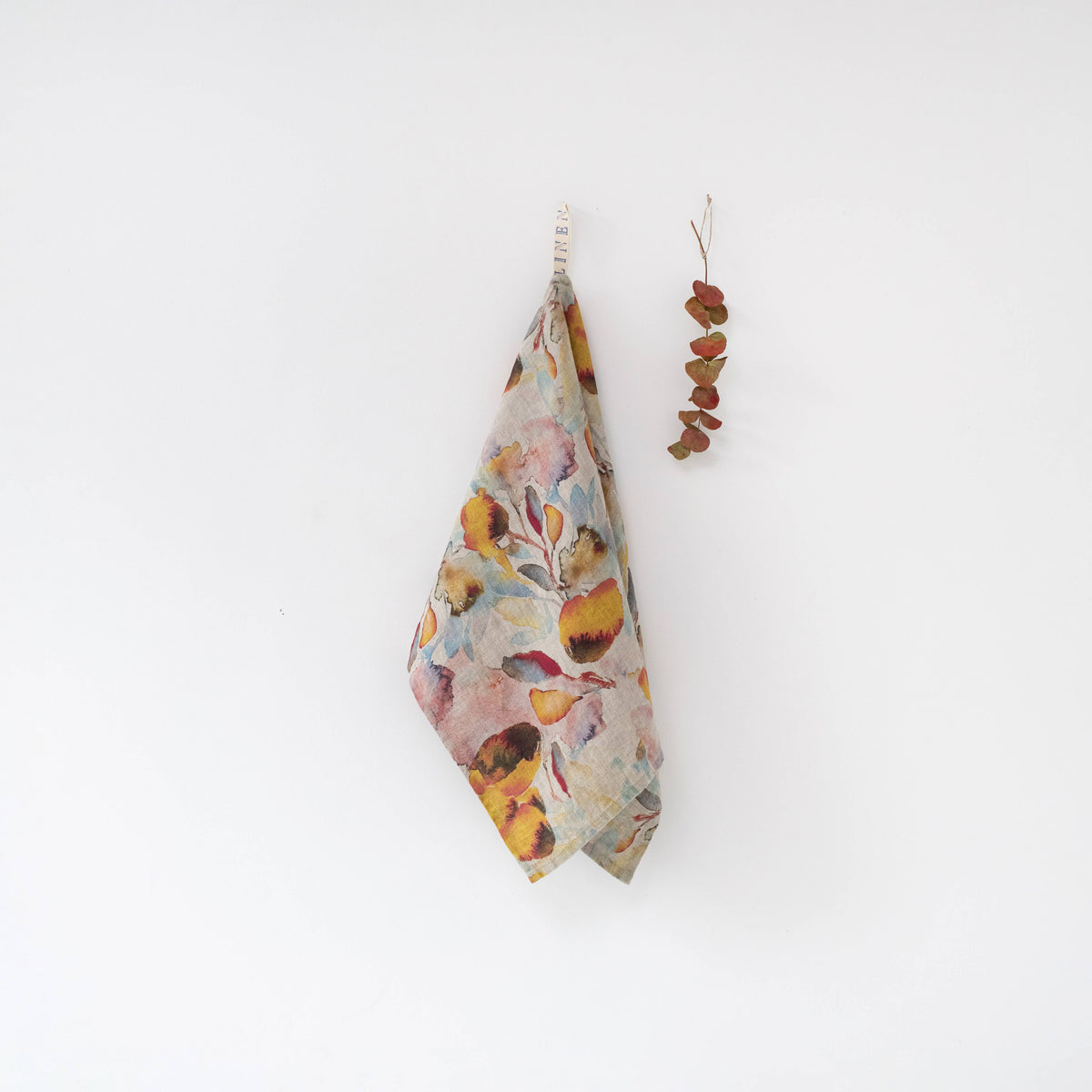 Watercolor Linen Hand Towel