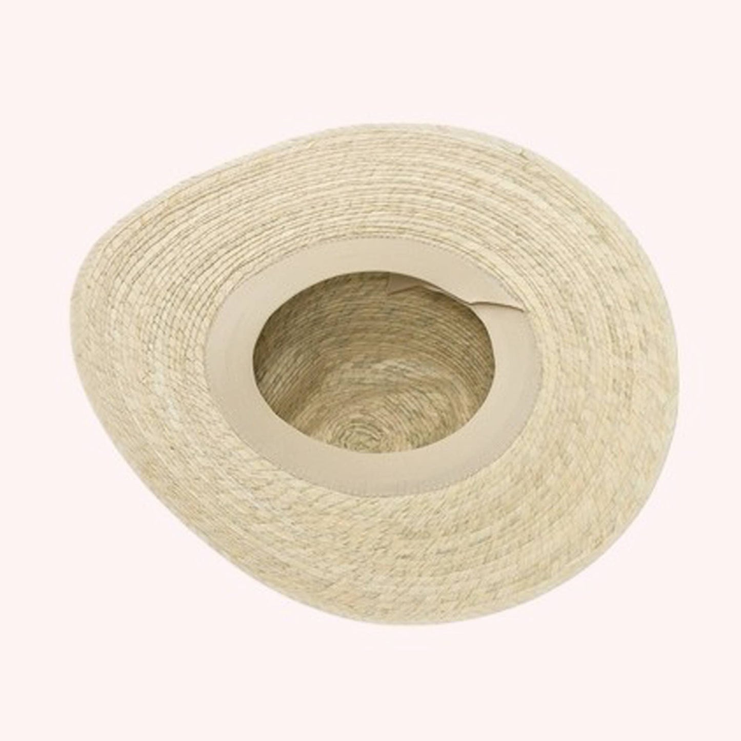 Palm Leaf Western Hat w/ Flat Brim – UPF 50+