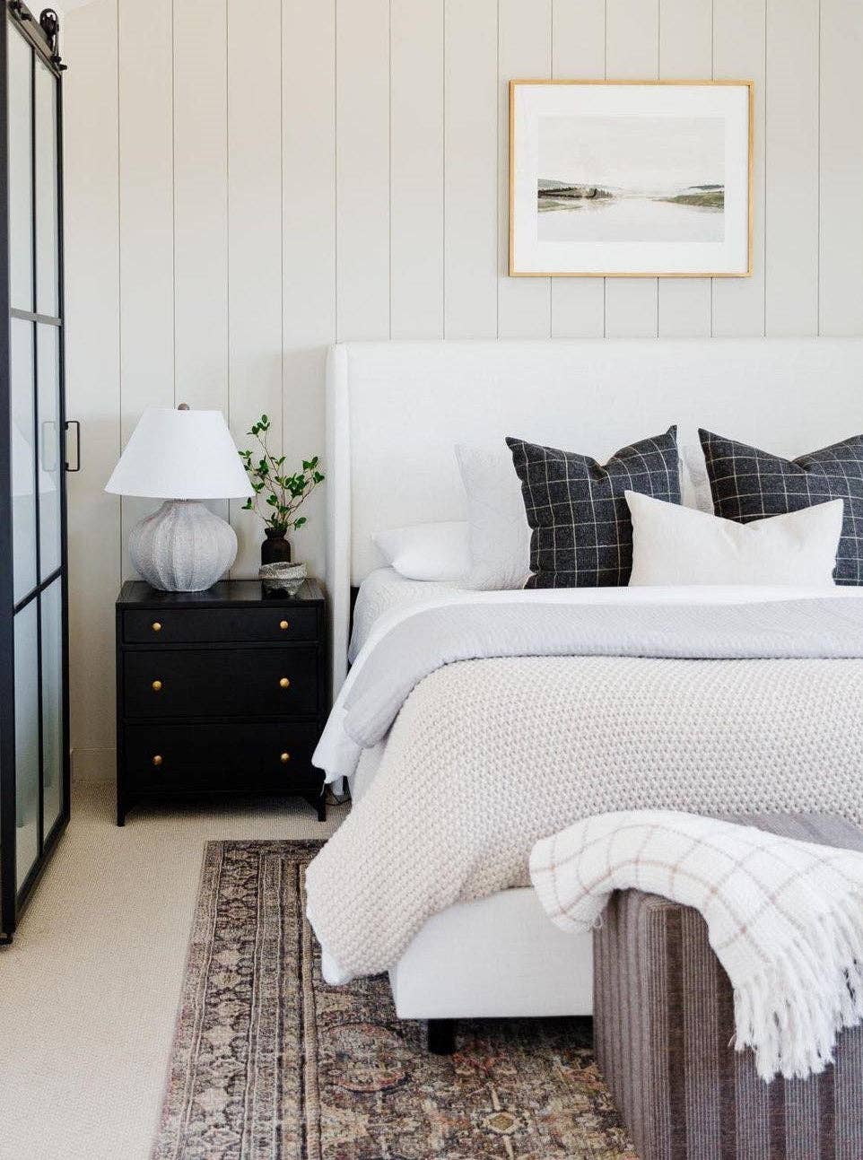 Windowpane Lumbar Throw Pillow