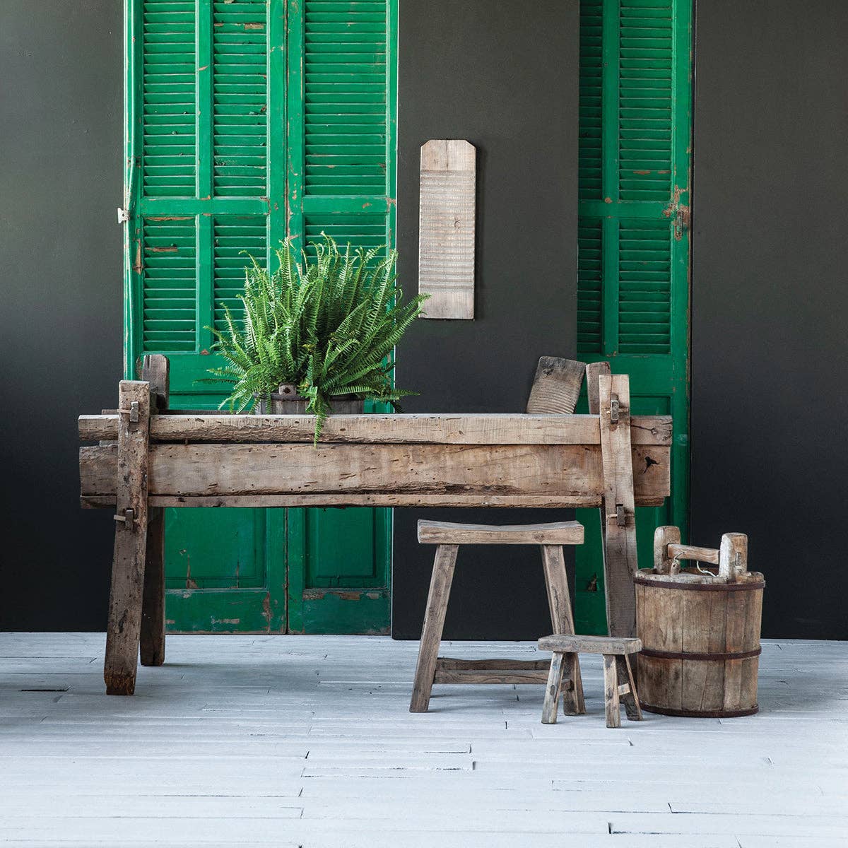 Reclaimed Wood Stool