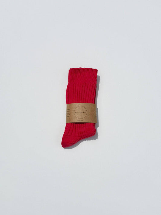 Red Cotton Socks