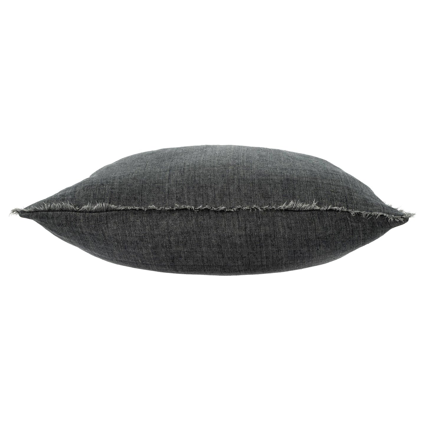 Lina Linen Pillow Charcoal- 24"