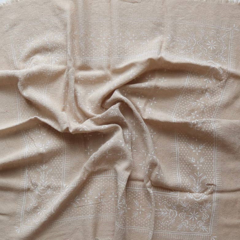 100% Silk Bandana -Butter