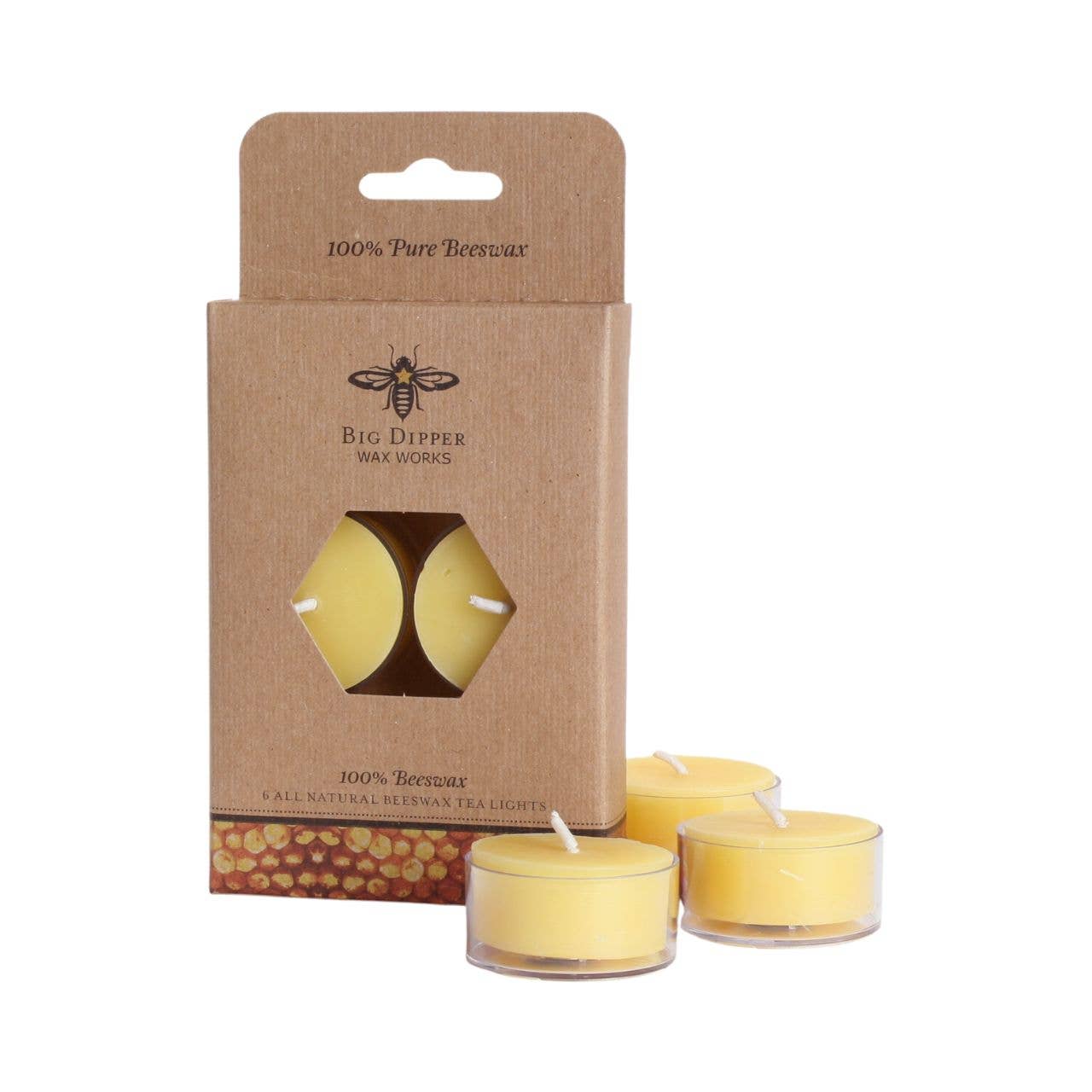 Tea Light Candles – 100% Pure Beeswax