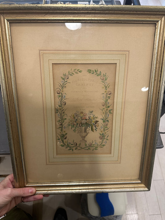 Vintage Floral Print