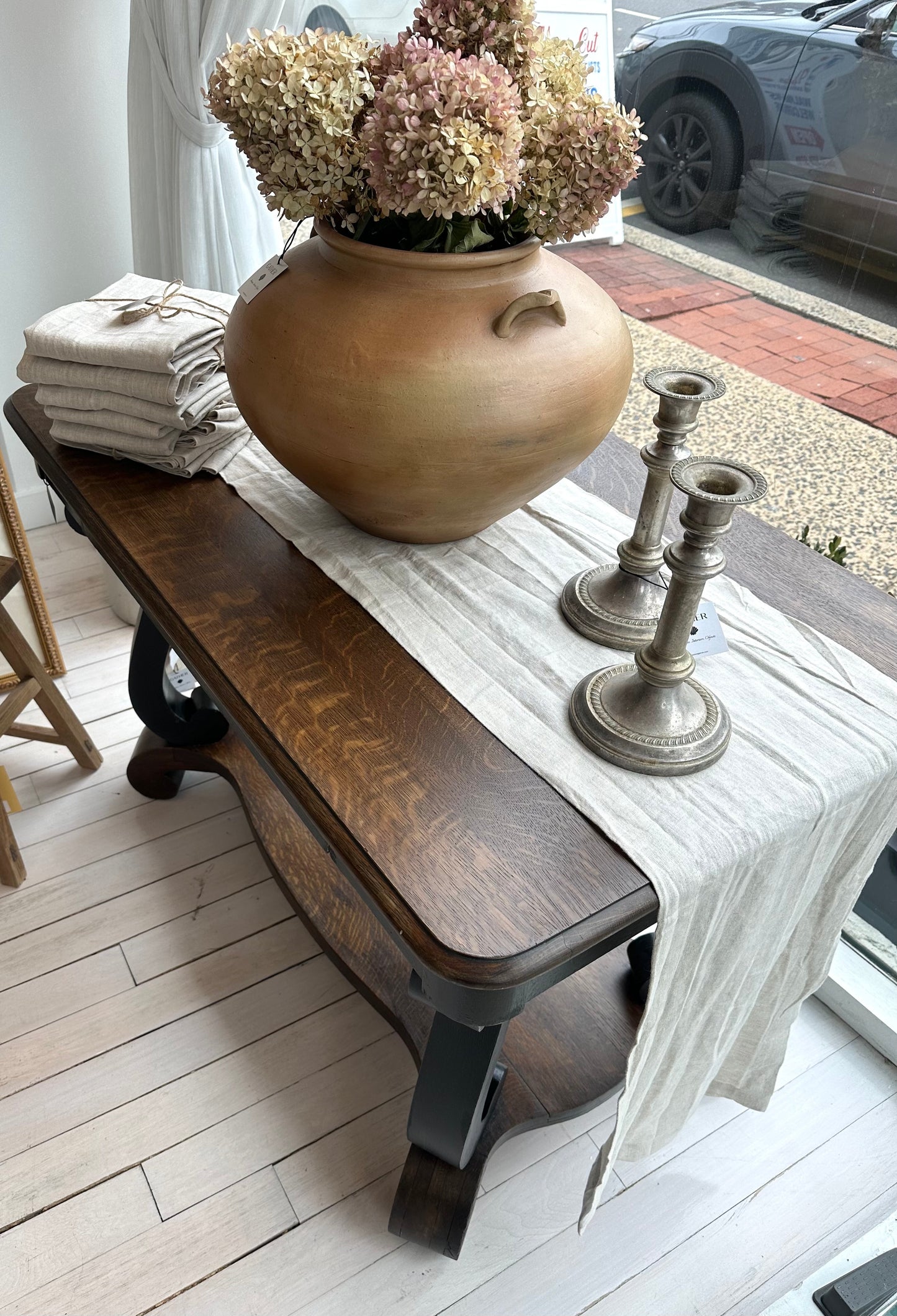 Pure French Linen Table Runner