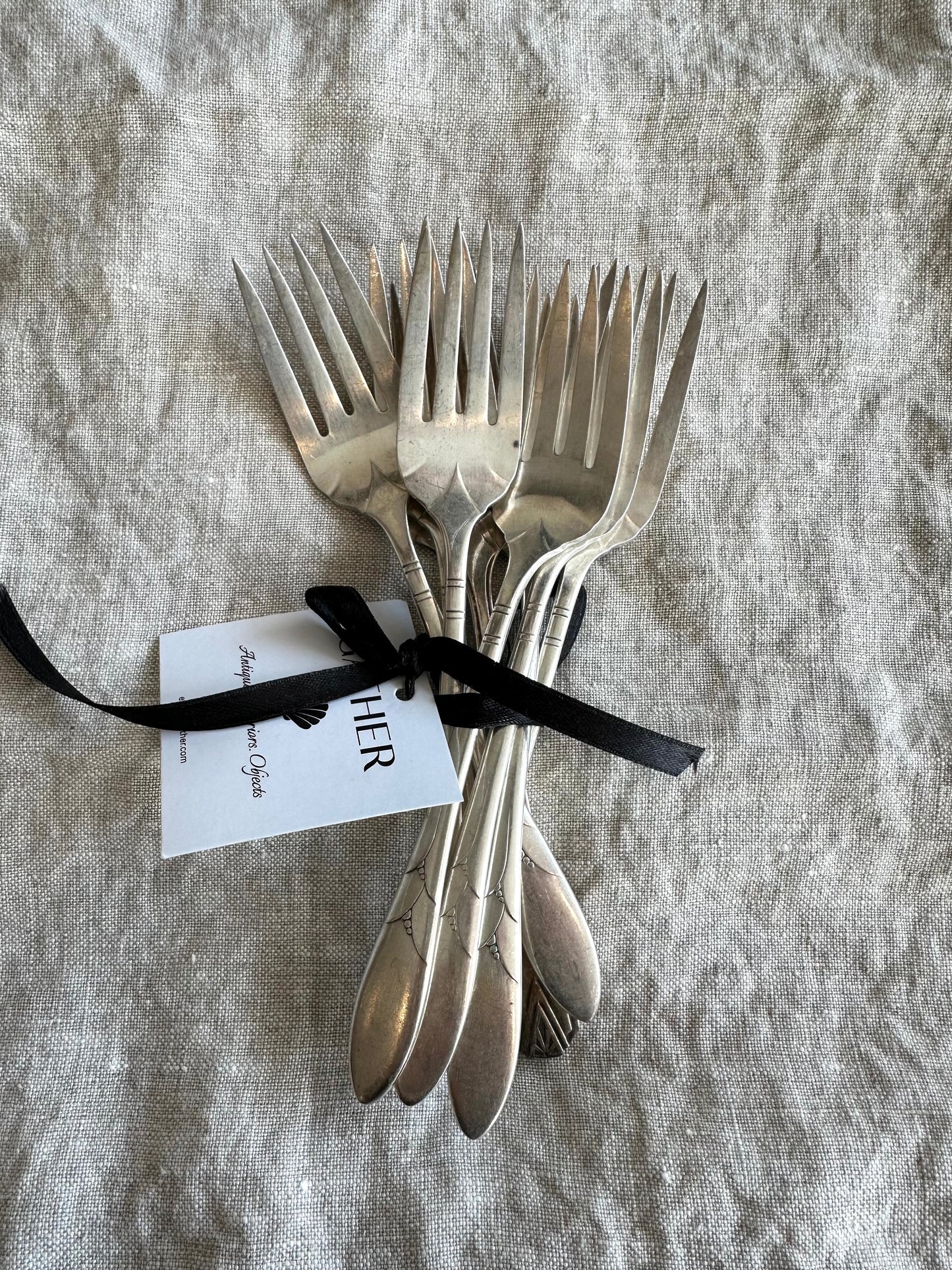 Vintage Silverplate Dessert Forks