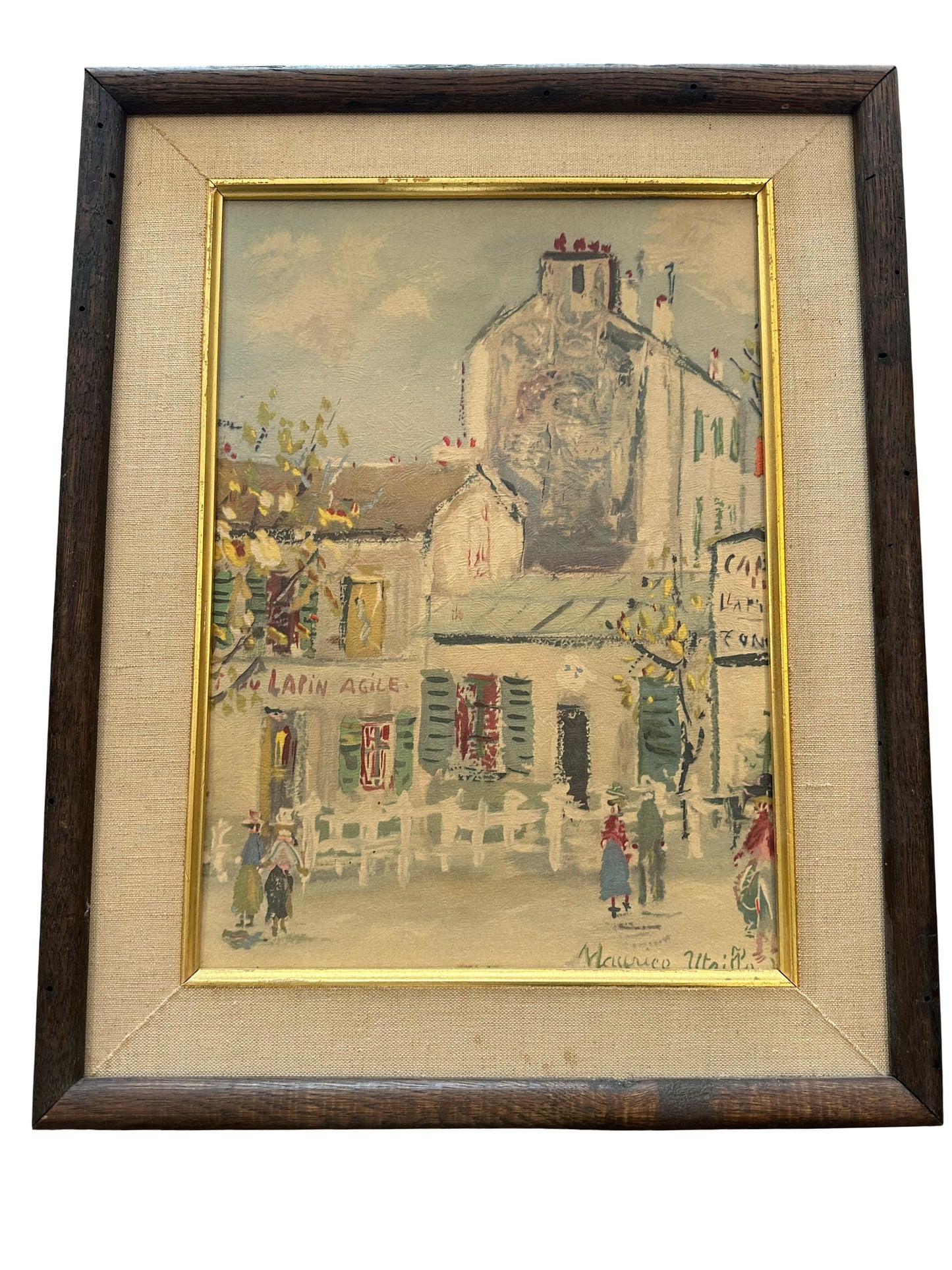 Vintage Framed Print by Utrillo