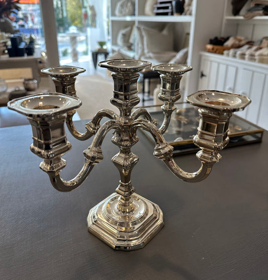 Silverplate Candleabra