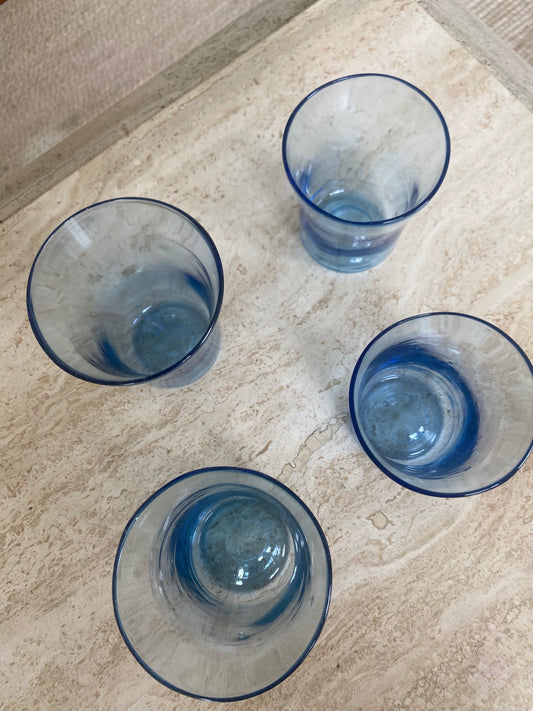 Vintage Handblown Glass Tumblers