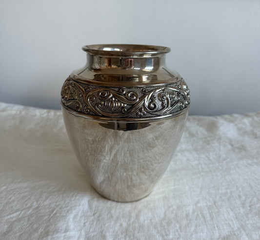 Vintage Silverplate Vase