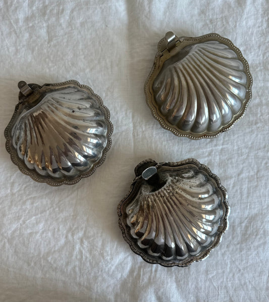Vintage Silverplate Shell Dish