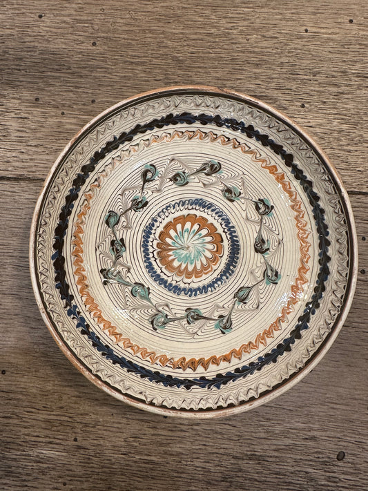 Handcrafted Romanian Pottery Bowl