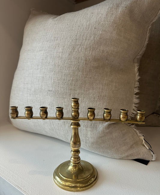 Vintage Brass Menorah