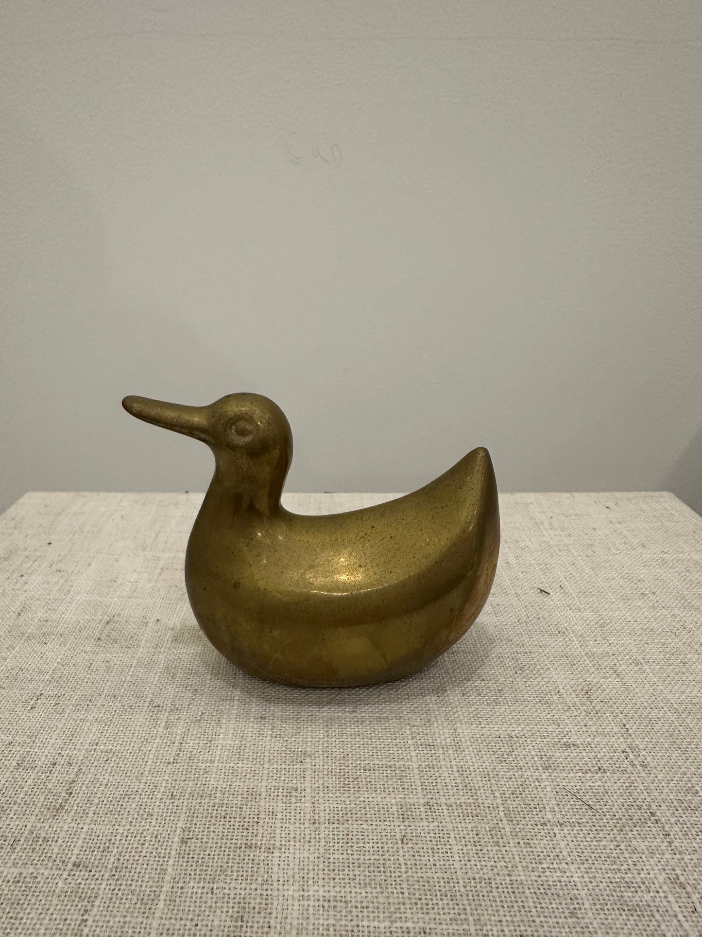 Vintage Brass Duck