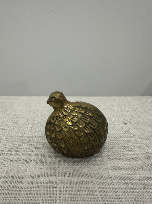 Vintage Brass Hens- Set of 2