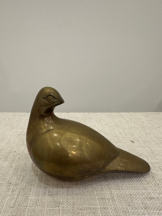 Vintage Brass Dove