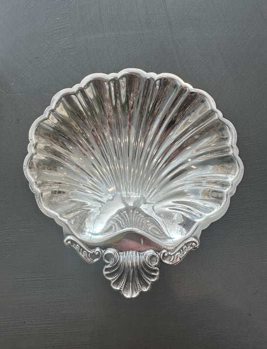 Vintage Silverplate Shell Dish