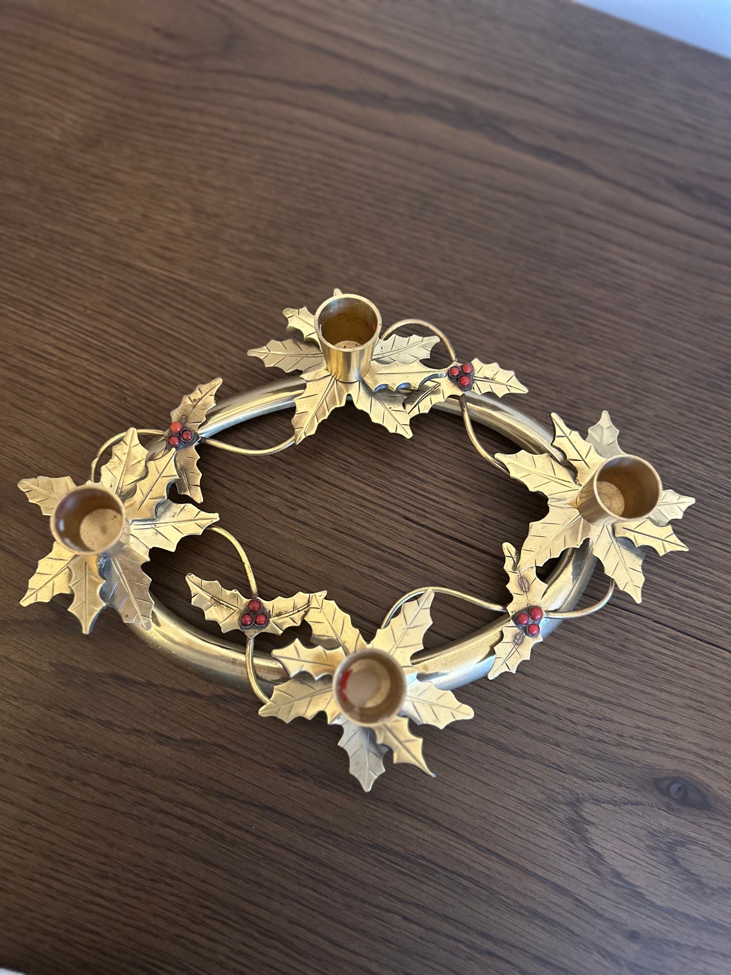 Vintage Brass Candle Holder