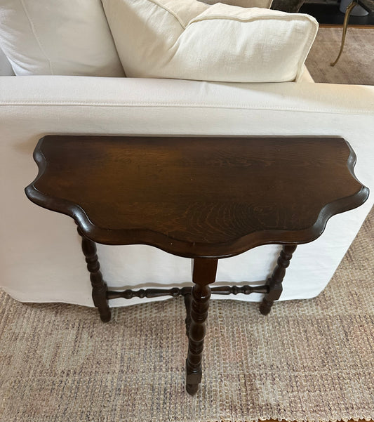 20th Century Demilune Side Table