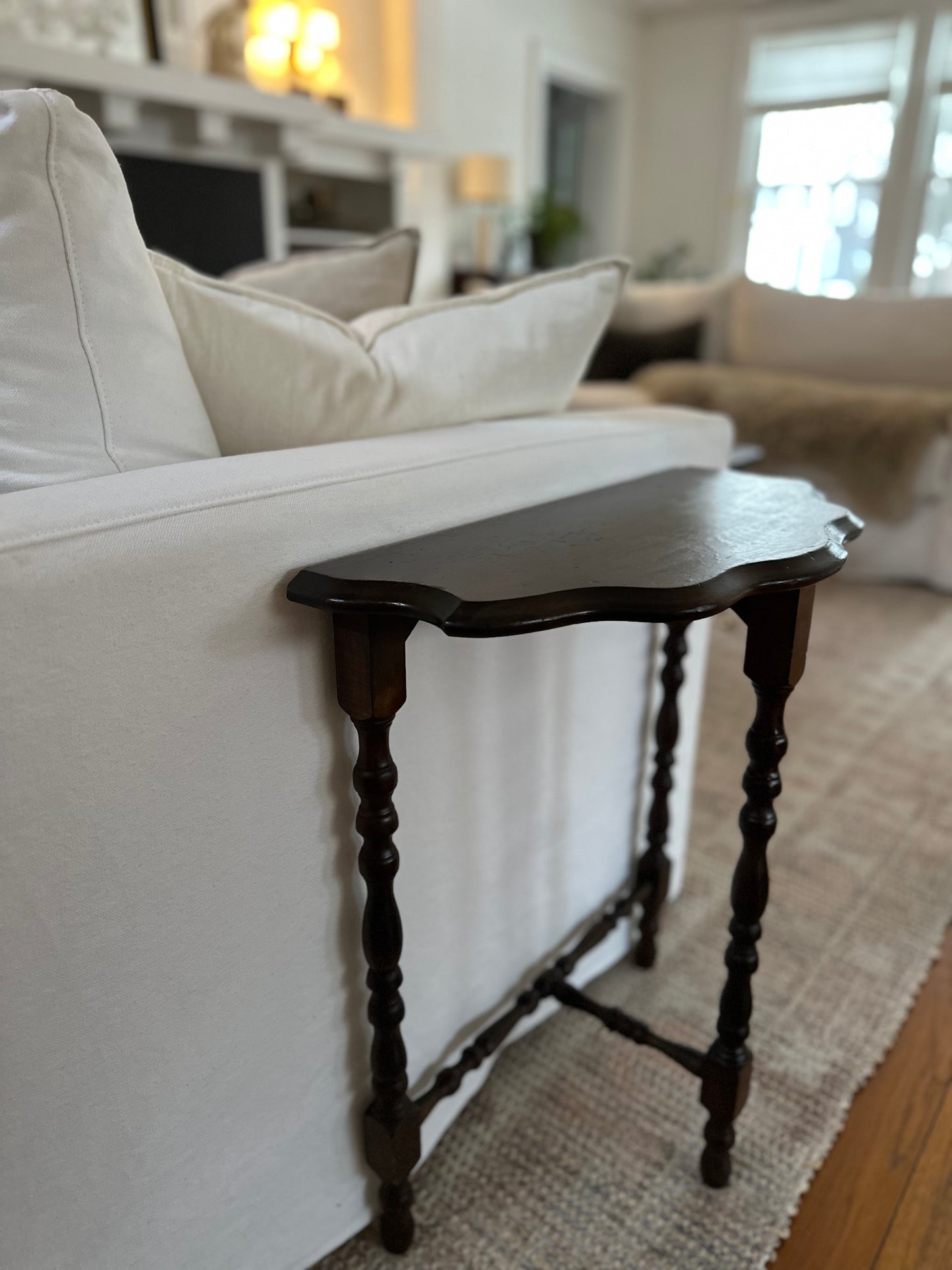 20th Century Demilune Side Table