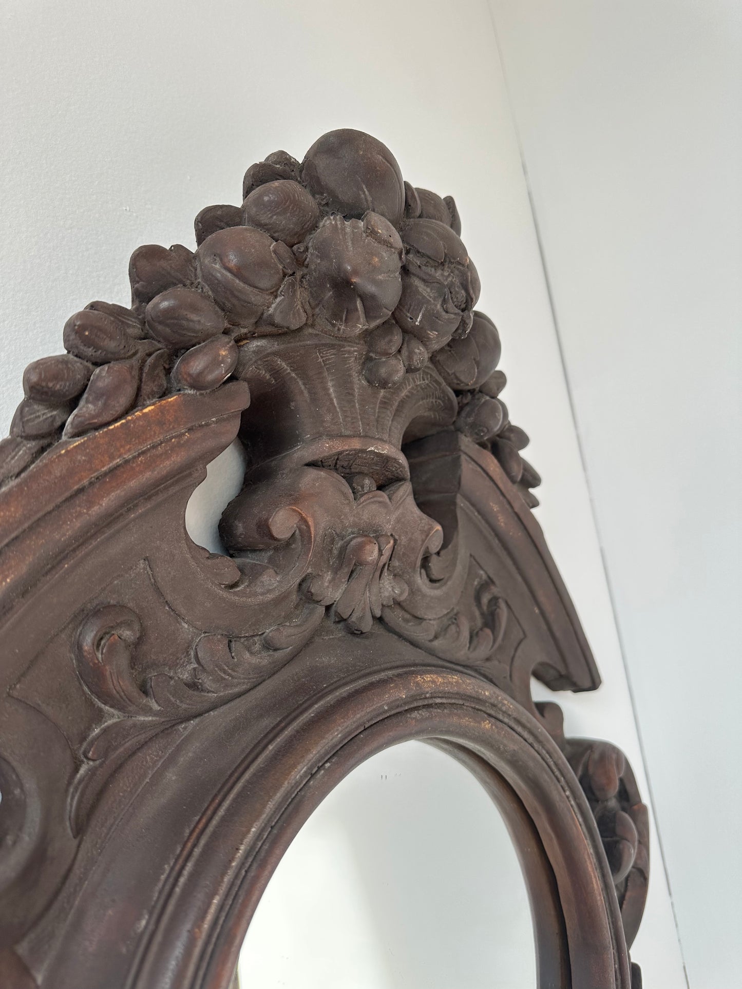 19th Century Carved Wood Mirror