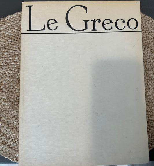 Vintage Le Greco Book