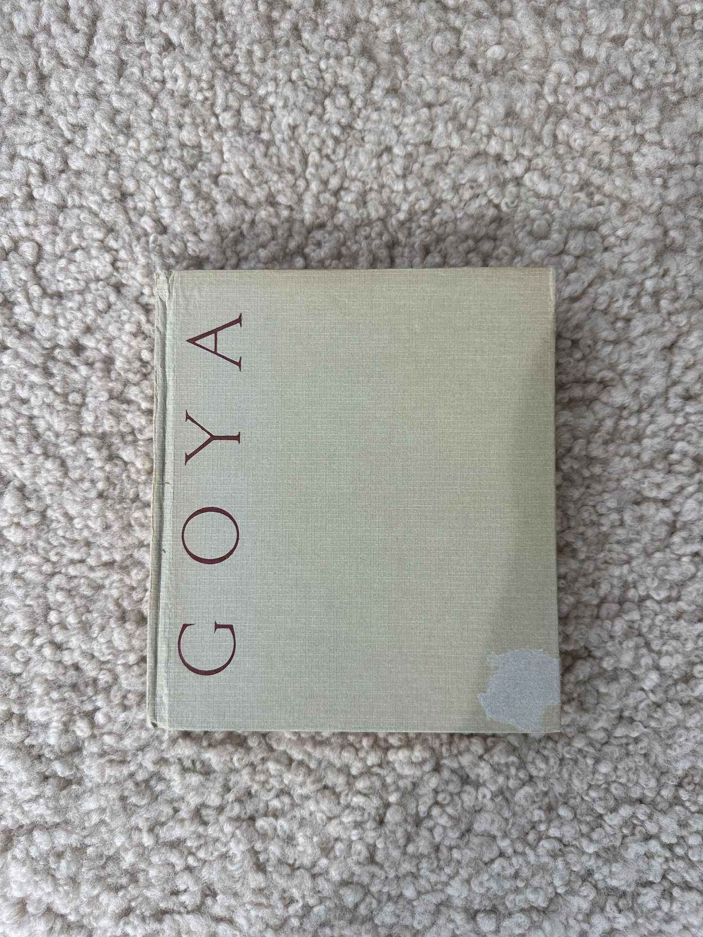 Vintage Goya Book