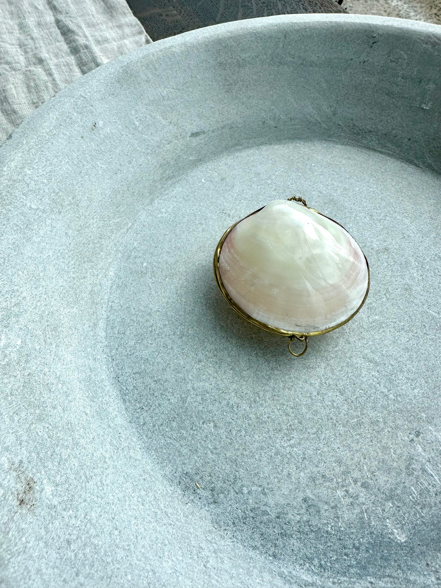 Vintage Mother of pearl shell box