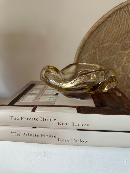 Vintage Glass Ashtray