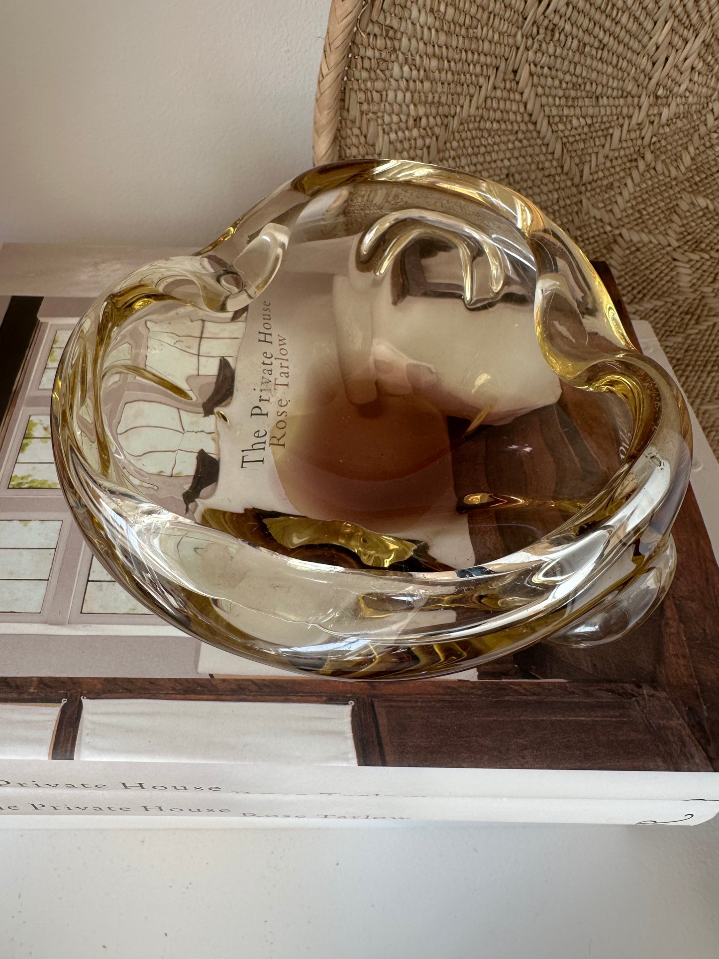 Vintage Glass Ashtray
