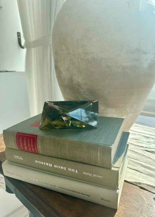 Vintage Green Ashtray