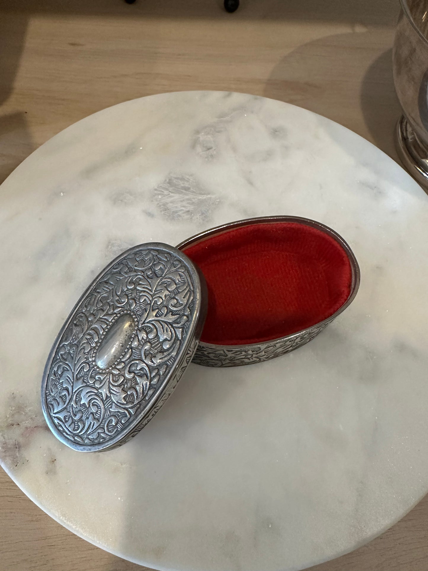 Silverplate Jewelry Box