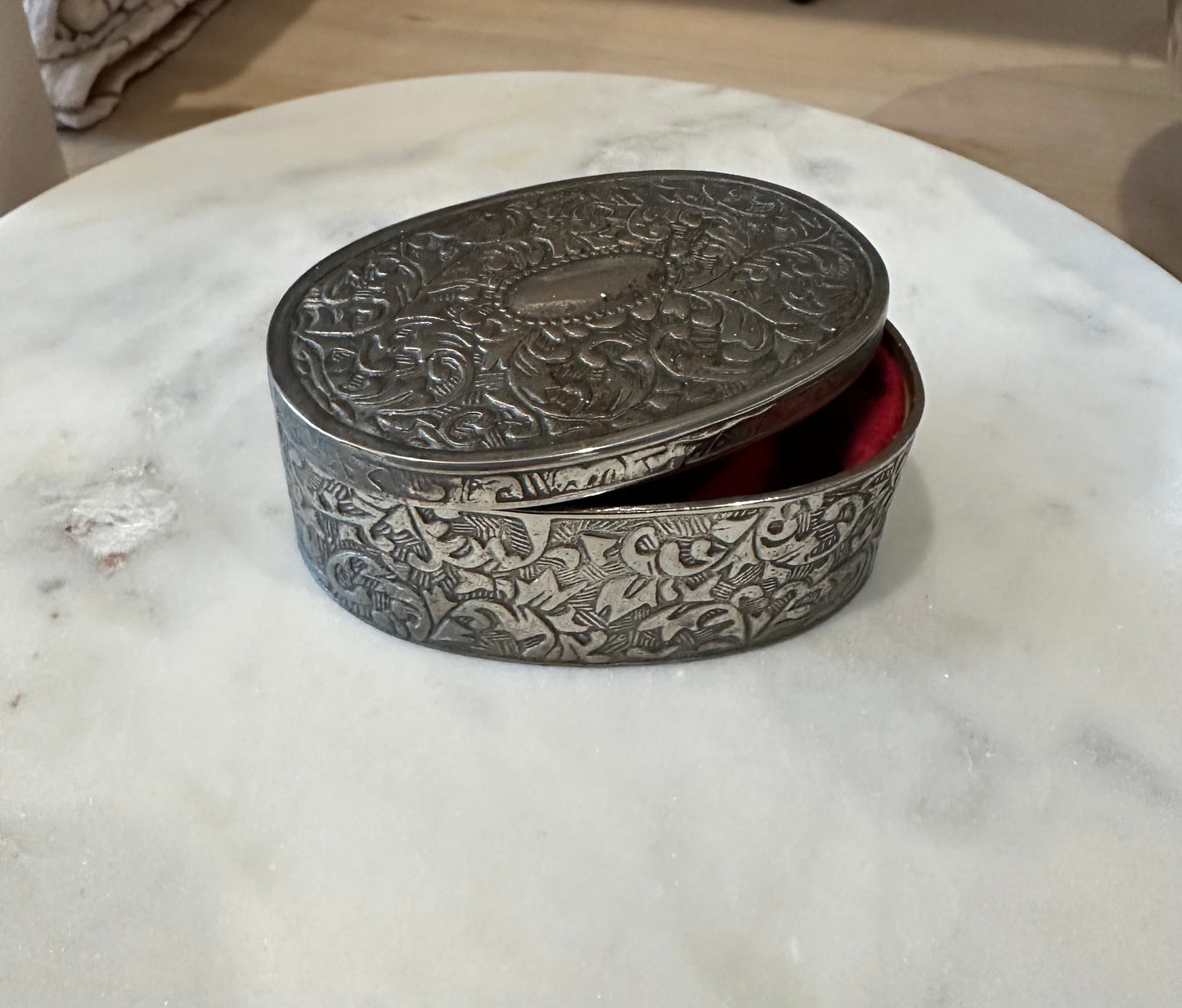 Silverplate Jewelry Box