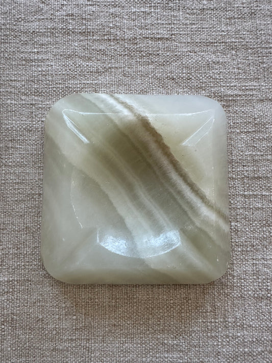 Vintage Onyx Marble Ashtray