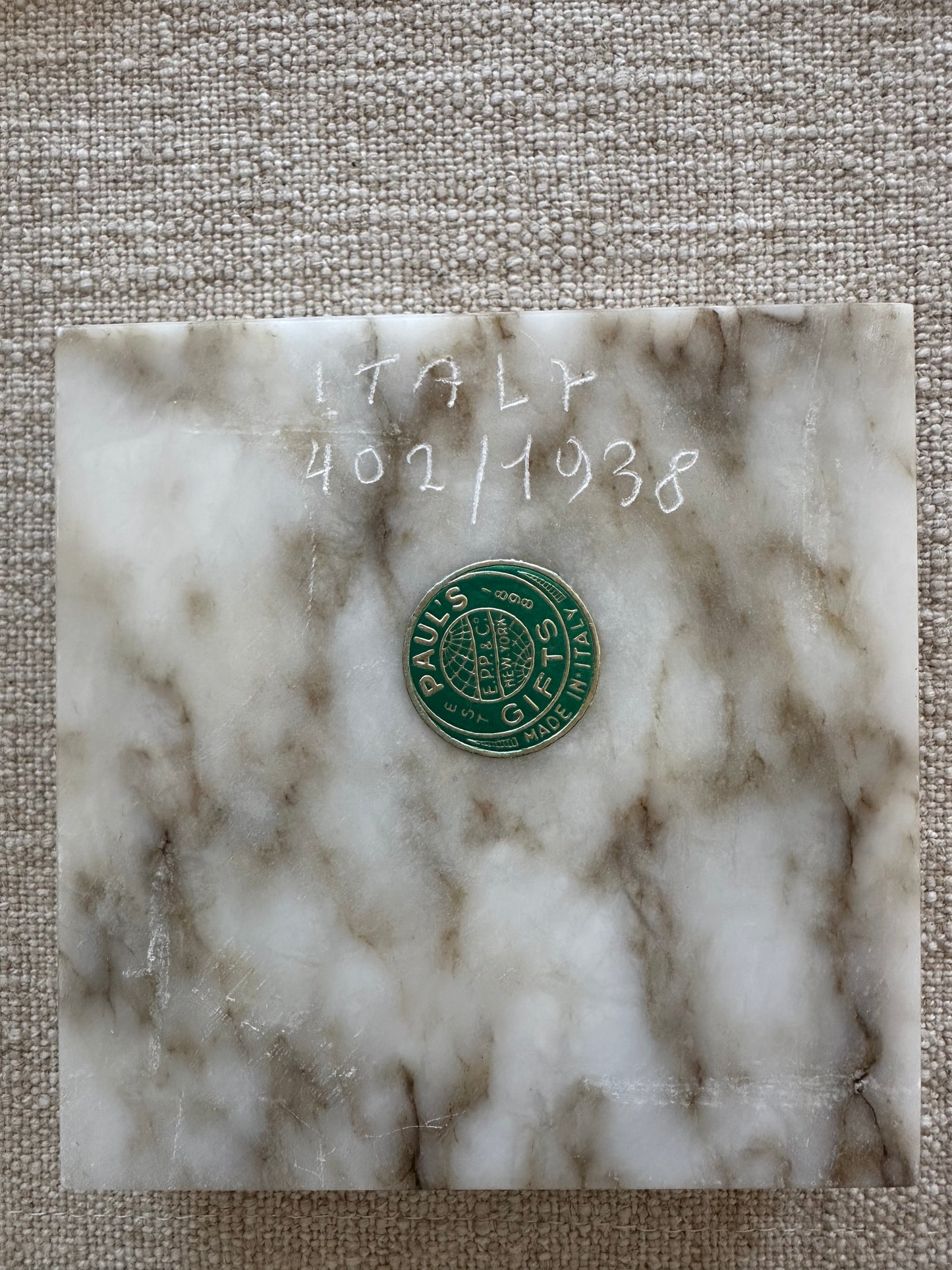 Vintage Italian Marble Ashtray