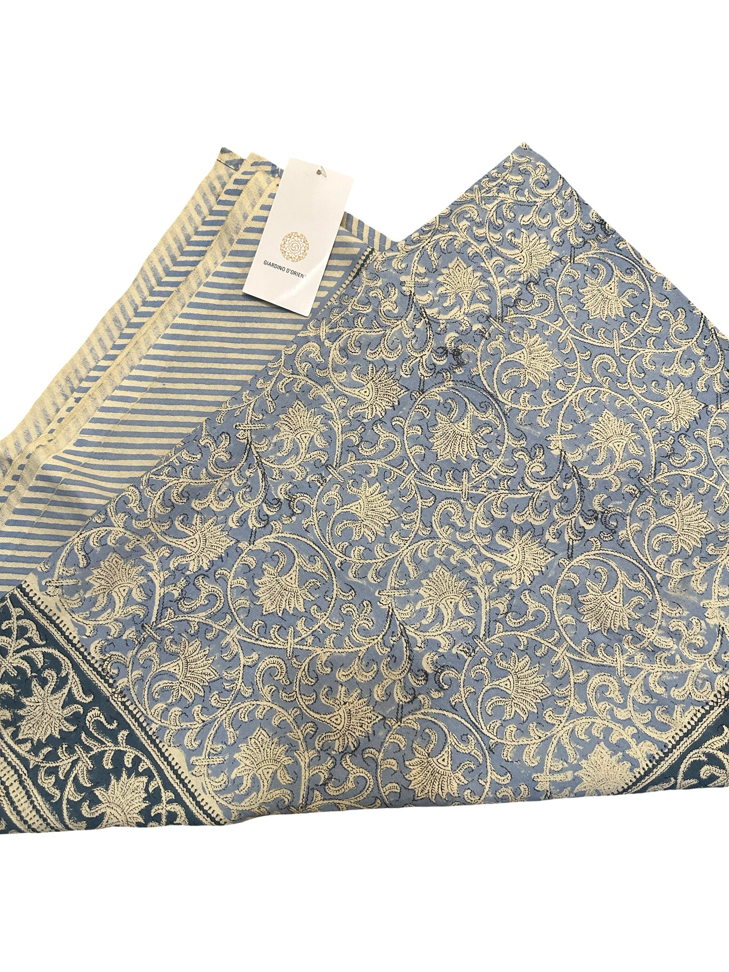 Italian Hand Printed Table Cloth