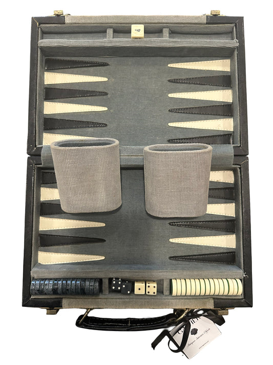 Vintage Travel Backgammon Set