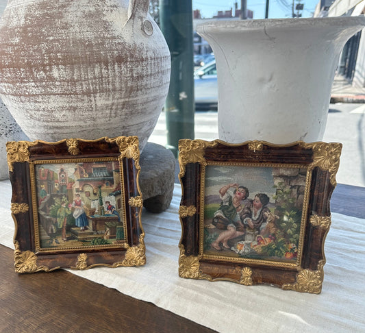 Antique Needlepoint Set