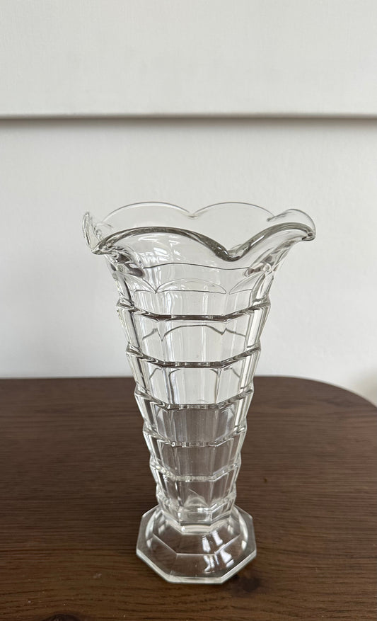 Vintage Art Deco Glass Vase