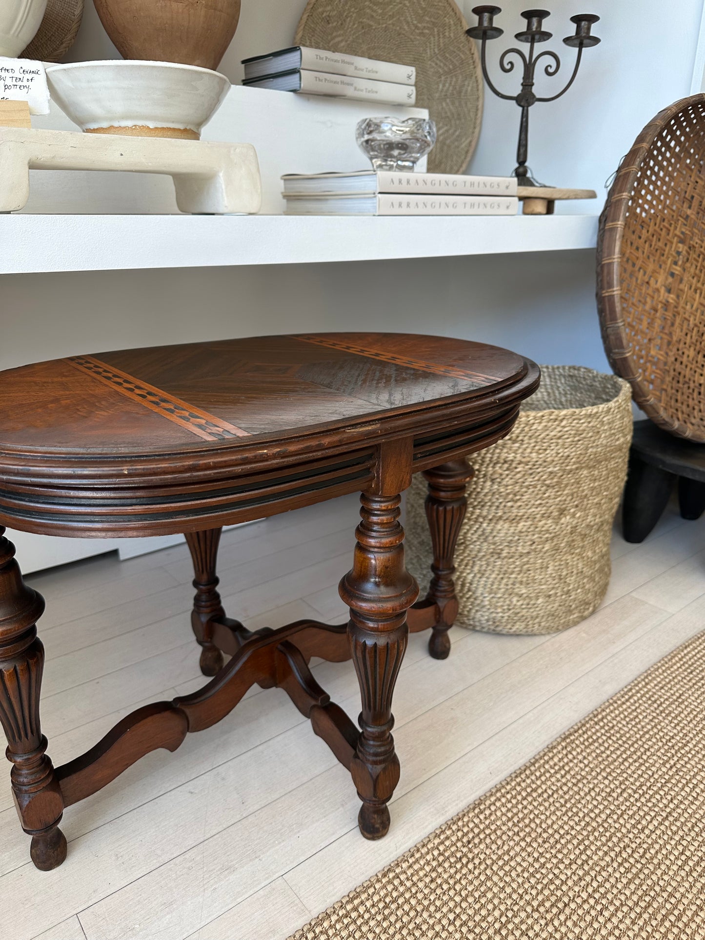 Antique 19th Century  Inlaid Table