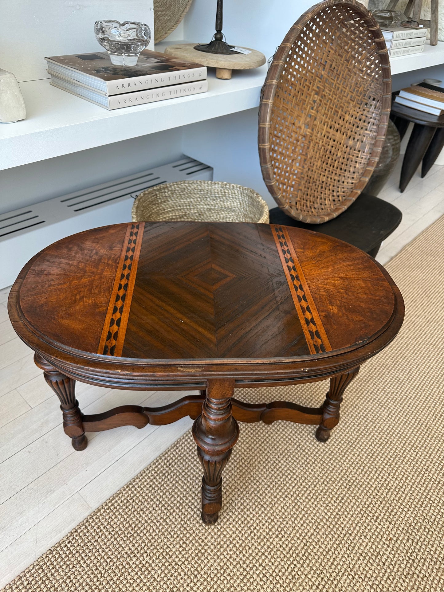 Antique 19th Century  Inlaid Table