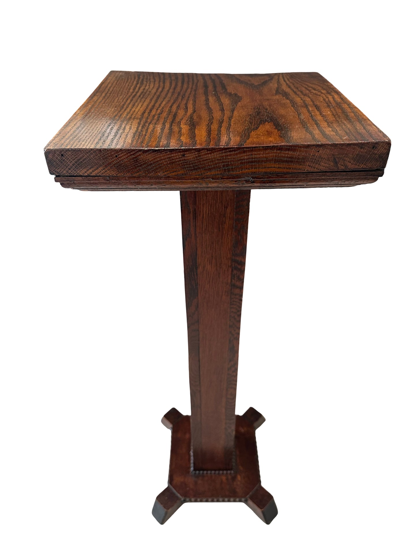 Antique Tiger Oak Fern Stand