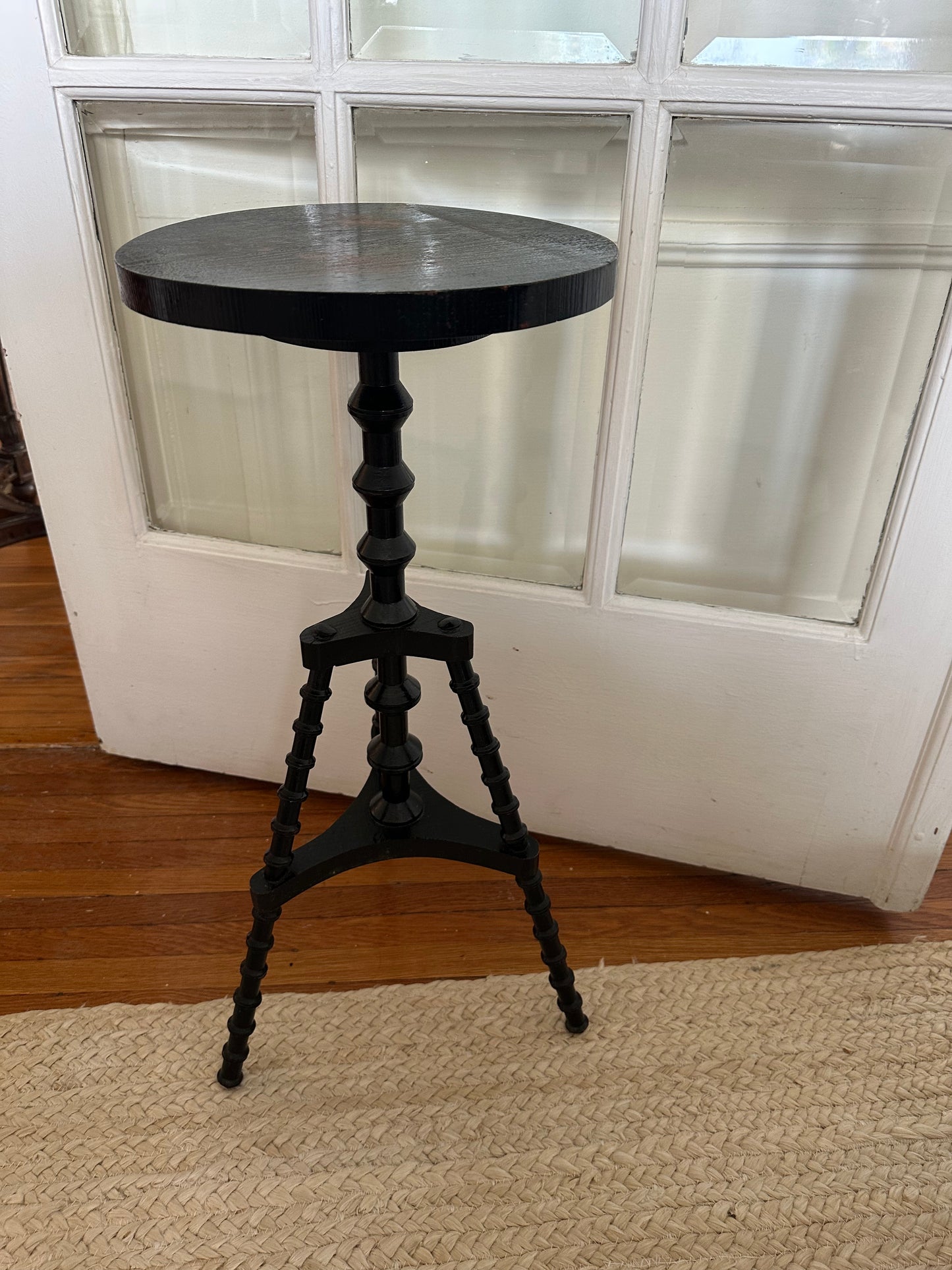 Antique French Folk Art Bobbin Stand