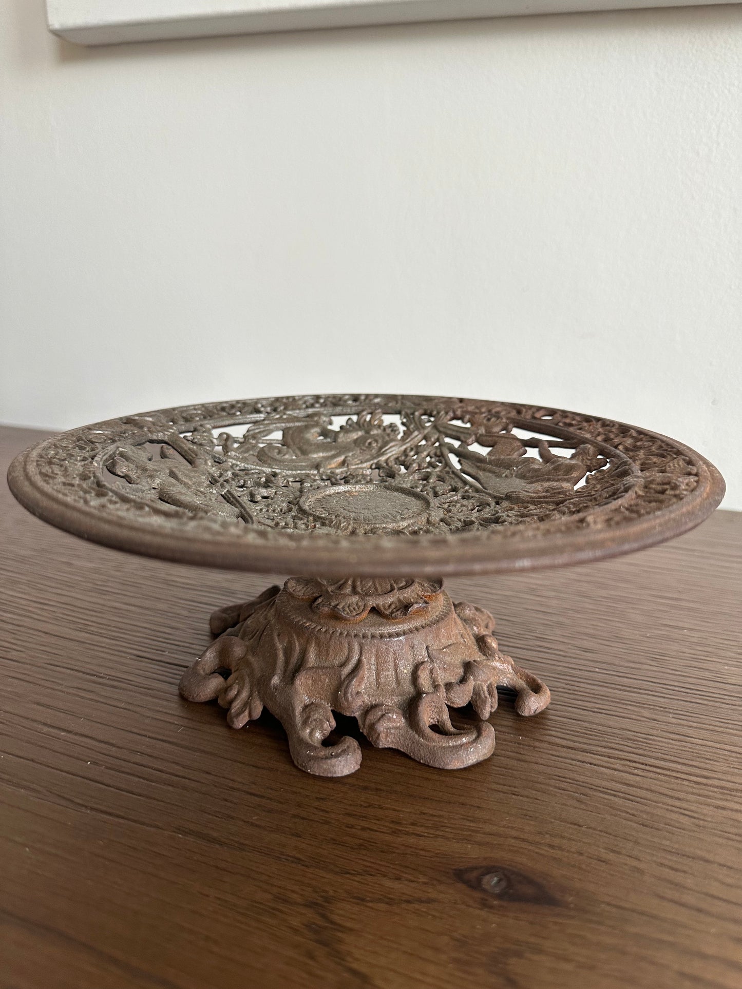 Neo Classical Antique Cast Iron Stand