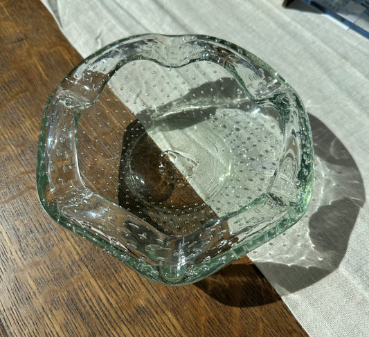 Handblown Vintage Ashtray